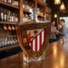 Athletic Club ihletésű whiskykarafa – luxus kristály italos palack, kézzel készített, ideális whiskyhez, bourbonhöz, konyakhoz vagy skót whiskyhez