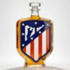 1 Atlético Madrid által ihletett whiskykarafa – luxus, kézzel készített kristálykarafa, ideális whiskyhez, bourbonhoz, konyakhoz vagy skót whiskyhez