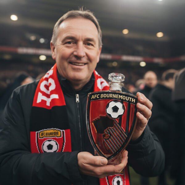 AFC Bournemouth ihlette luxus kristály whiskykarafa