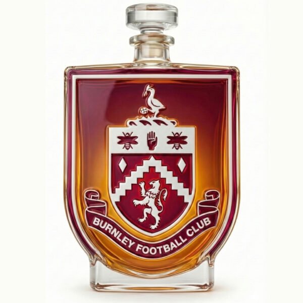 2 Burnley által ihletett luxus kristály whiskykarafa