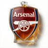 Arsenal FC ihletésű whiskykarafa – luxus kristály italos palack, kézzel készített, ideális whiskyhez, bourbonhöz, konyakhoz vagy skót whiskyhez