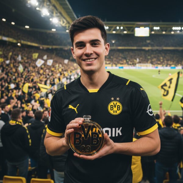 2 Borussia Dortmund ihletésű whiskykarafa – luxus, kézzel készített kristálykarafa