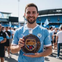 Manchester City ihletésű whiskykarafa – luxus, kézzel készített kristálykarafa