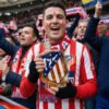 3 Atlético Madrid által ihletett whiskykarafa – luxus, kézzel készített kristálykarafa, ideális whiskyhez, bourbonhoz, konyakhoz vagy skót whiskyhez