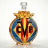 3 Villarreal CF ihletésű whiskykarafa – luxus kristály italos palack, kézzel készített, ideális whiskyhez, bourbonhöz, konyakhoz vagy skót whiskyhez