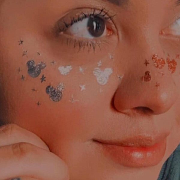 3 Varázslatos egér arc – szeplők / csillogás