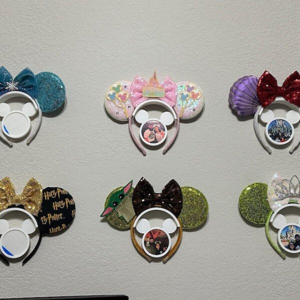 Disney ihlette egérfül-tartó képkeret – mutasd meg a füleidet egy aranyos képkereten