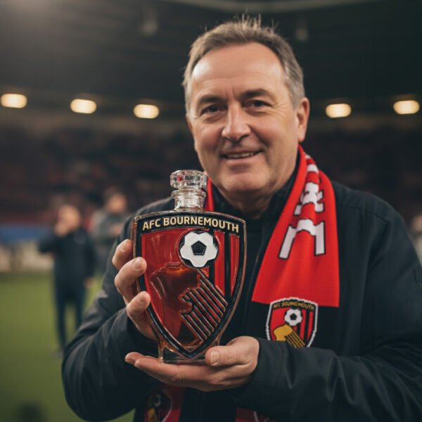 AFC Bournemouth ihlette luxus kristály whiskykarafa