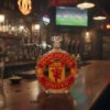 5 Manchester United ihletésű whiskykarafa – luxus kristály italos palack, kézzel készített, ideális whiskyhez, bourbonhöz, konyakhoz vagy skót whiskyhez