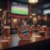 6 Bayern Munich ihletésű whiskykarafa – luxus kristály italos palack, kézzel készített, ideális whiskyhez, bourbonhöz, konyakhoz vagy skót whiskyhez