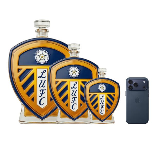 7 Leeds United által ihletett luxus kristály whiskykarafa