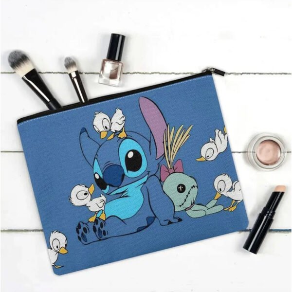 Kék űrlény ihlette kétoldalas nagy kapacitású tároló táska – aranyos rajzfilmes dizájn, praktikus és hordozható