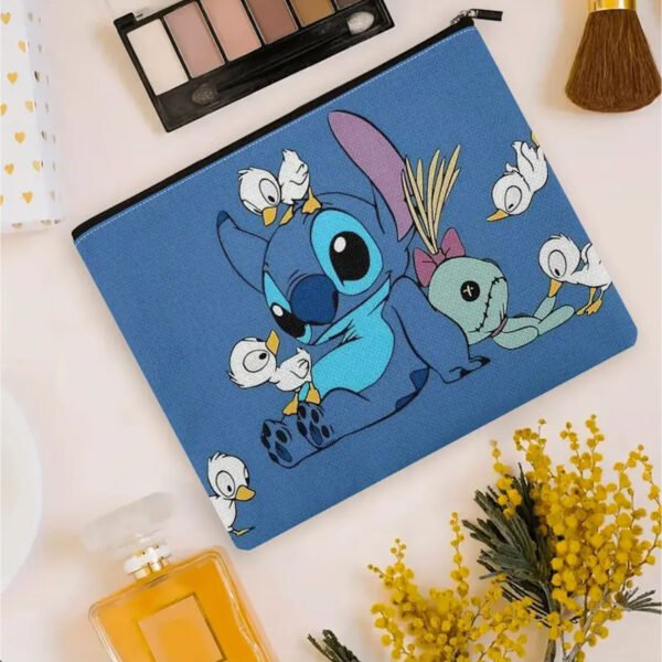 Kék űrlény ihlette kétoldalas nagy kapacitású tároló táska – aranyos rajzfilmes dizájn, praktikus és hordozható