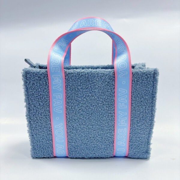 Rajzfilm ihlette plüss tote táska – puha váll- és kézitáska, nagy méretű bevásárlótáska