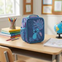 Aranyos rajzfilmes stílus által ihletett hőtartó uzsonnás táska – kézi ételtartó és ebédtáska