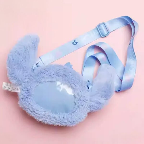 2 Rajzfilmes Kék Űrlény Ihlette Plüss Keresztpántos Táska – Aranyos Baba- és Gyűjtői Stílusú Hátizsák