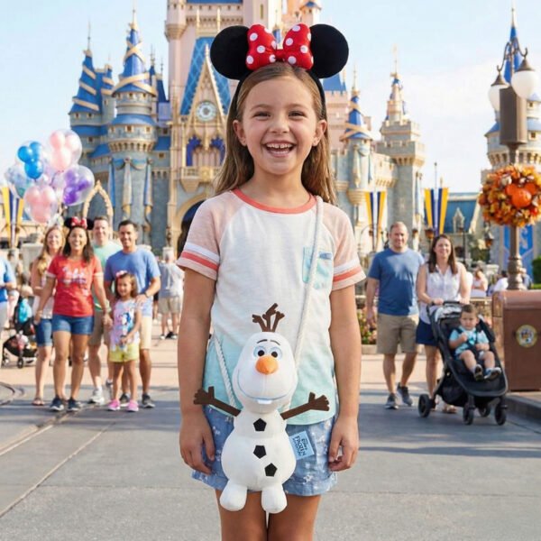 2 Jégvilág ihlette plüss hóemberes gyermek táska