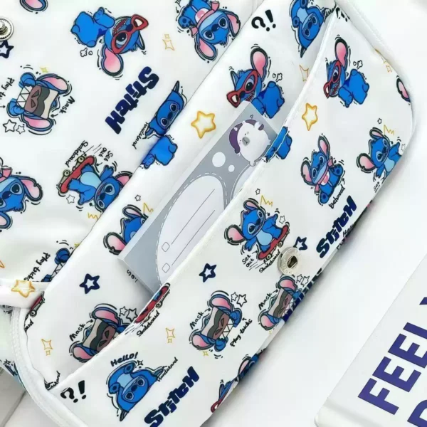 Csillagok között kalandozó kék kis lény többrekeszes nagy kapacitású tolltartó – iskolai írószer tok