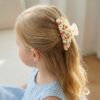 Virágos rajzfilm ihlette akril hajcsat – aranyos, elegáns dísz kontyhoz (cápa hajcsat)