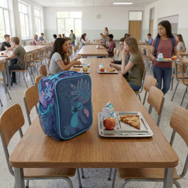 4 Aranyos rajzfilmes stílus által ihletett hőtartó uzsonnás táska – kézi ételtartó és ebédtáska