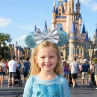 Hercegnő ihlette egérfüles fejpánt – rajzfilmes stílusú, csillogó karakteres fülek, gyerekeknek és felnőtteknek