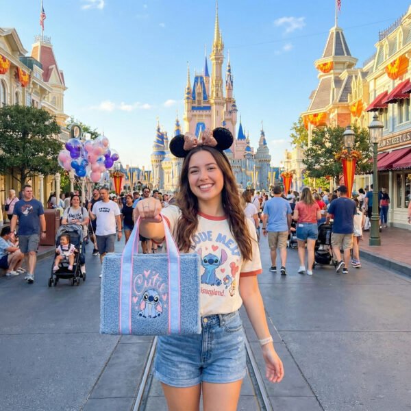 Rajzfilm ihlette plüss tote táska – puha váll- és kézitáska, nagy méretű bevásárlótáska