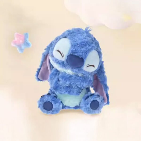 7 Ölelhető Kék Űrlény Ihlette Göndör Szőrű Plüss Játék és Párna – Aranyos Rajzfilmes Figura, Újévi és Születésnapi Ajándék