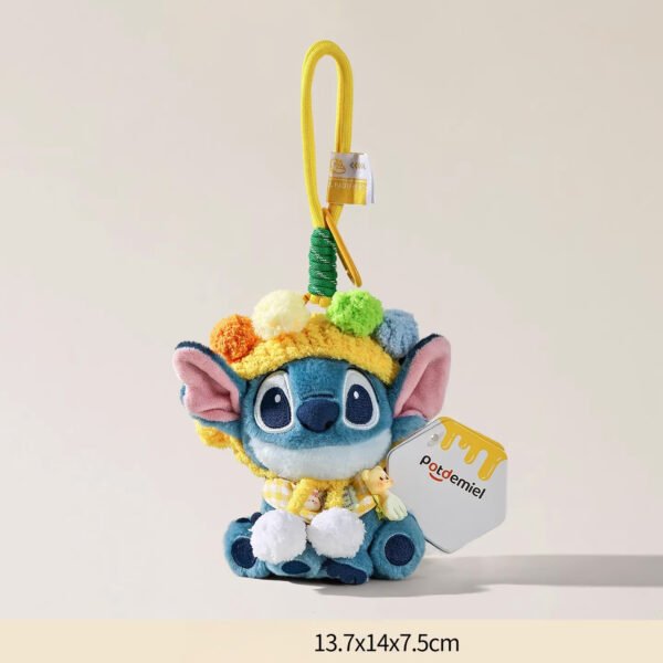 7 Plüss, kék űrlény ihlette táskadísz – aranyos mini figura hátizsákra vagy kulcstartónak