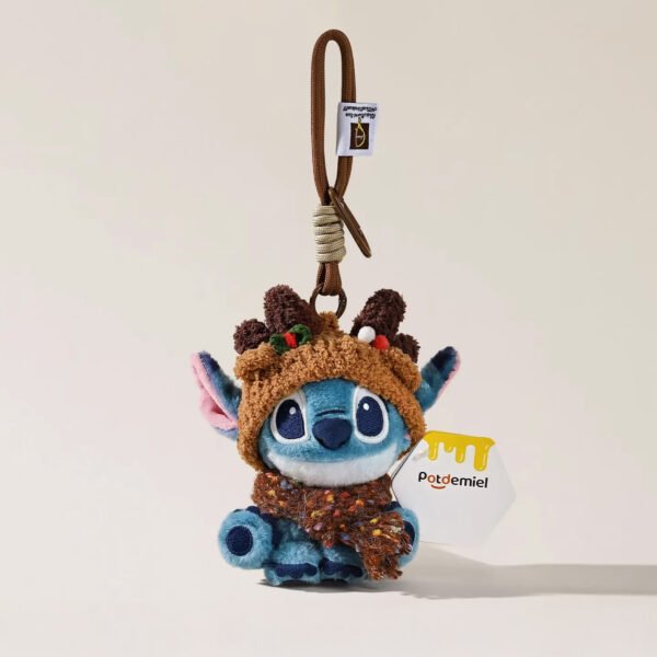 8 Plüss, kék űrlény ihlette táskadísz – aranyos mini figura hátizsákra vagy kulcstartónak